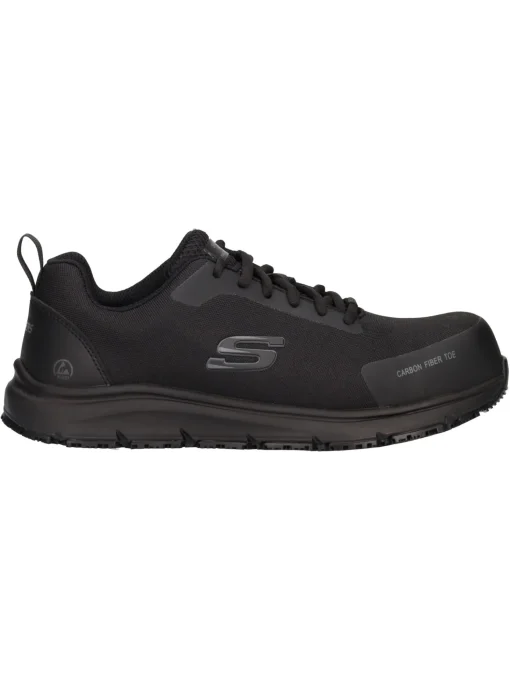 Scarpa da lavoro Skechers da uomo nera