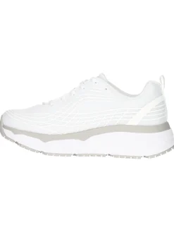Scarpa da lavoro Skechers da donna bianca