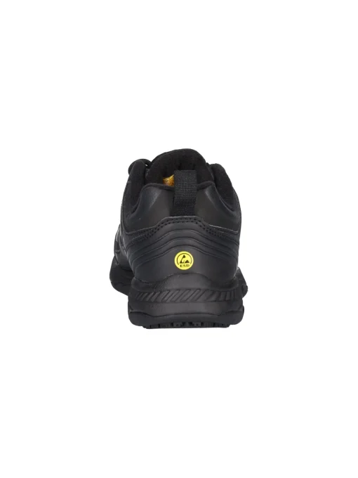 Scarpa da lavoro Skechers Relaxed Fit da donna nera