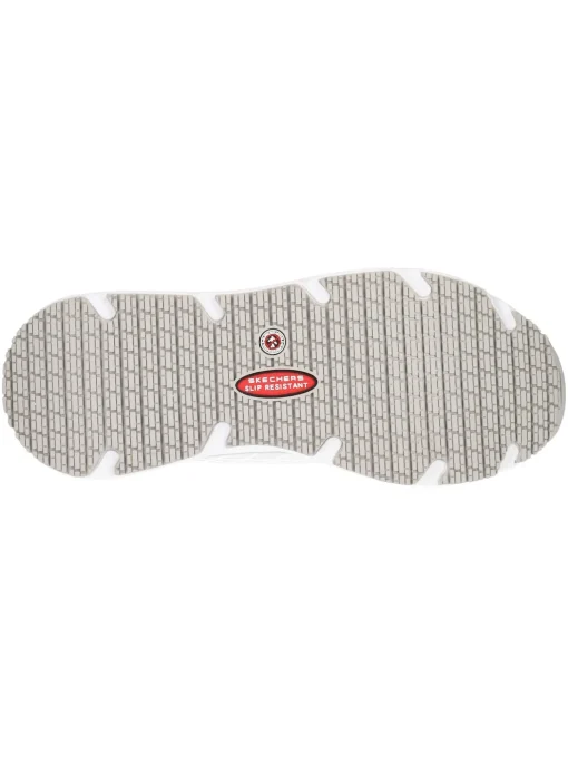 Scarpa da lavoro Skechers da donna bianca