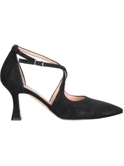 Scarpa elegante con tacco fino Melluso da donna nera glitter