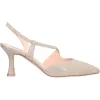 Scarpa elegante con tacco fino Melluso da donna platino