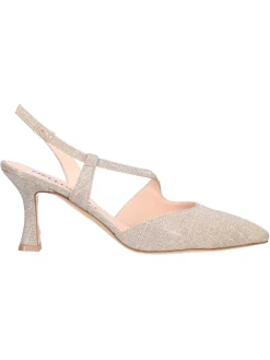 Scarpa elegante con tacco fino Melluso da donna platino
