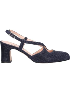 Scarpa elegante con tacco largo Melluso da donna blu glitter