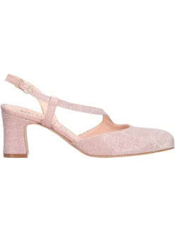 Scarpa elegante con tacco largo Melluso da donna nude glitter