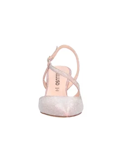 Scarpa elegante con tacco fino Melluso da donna rosa glitter