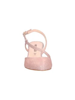 Scarpa elegante con tacco largo Melluso da donna nude glitter