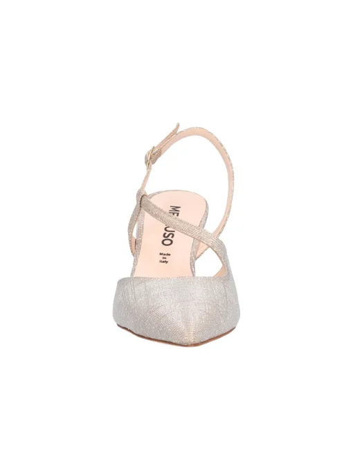 Scarpa elegante con tacco fino Melluso da donna platino