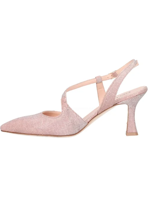 Scarpa elegante con tacco fino Melluso da donna rosa glitter