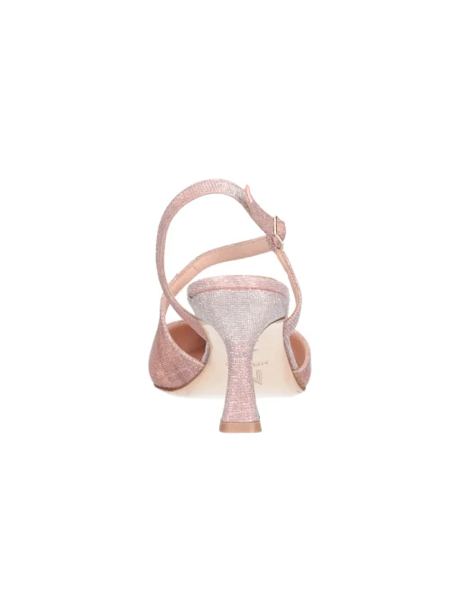 Scarpa elegante con tacco fino Melluso da donna rosa glitter