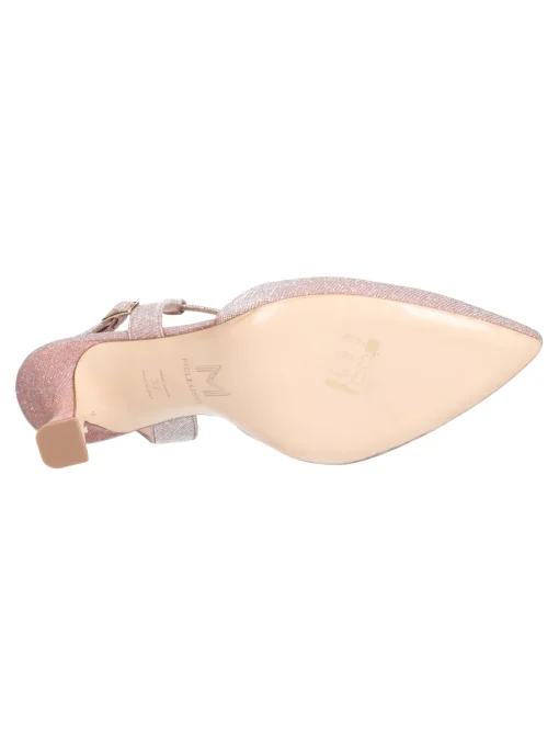 Scarpa elegante con tacco fino Melluso da donna rosa glitter