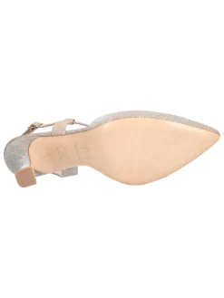Scarpa elegante con tacco fino Melluso da donna platino