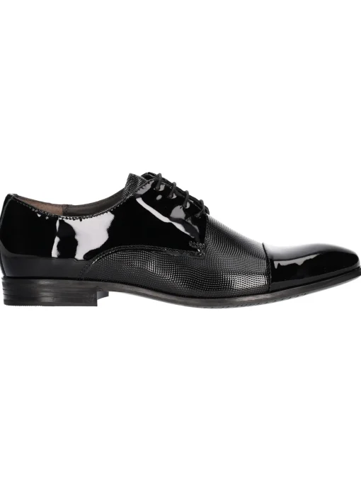 Scarpa elegante Nicola Benson da uomo nera