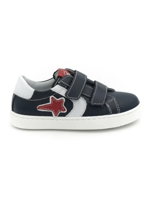 Scarpa Nero Giardini bambino blu