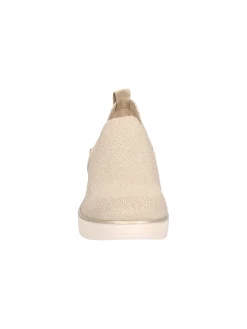 Scarpa slip on con zeppa Valleverde da donna oro