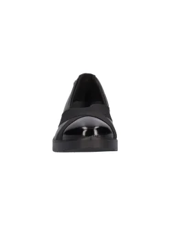 Scarpa slip on con zeppa bassa Enval Soft da donna nera