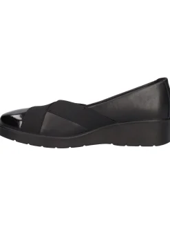 Scarpa slip on con zeppa bassa Enval Soft da donna nera