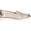 Scarpa slip on Confort da donna platino