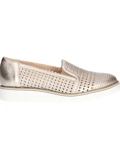 Scarpa slip on Confort da donna platino