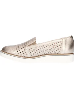 Scarpa slip on Confort da donna platino
