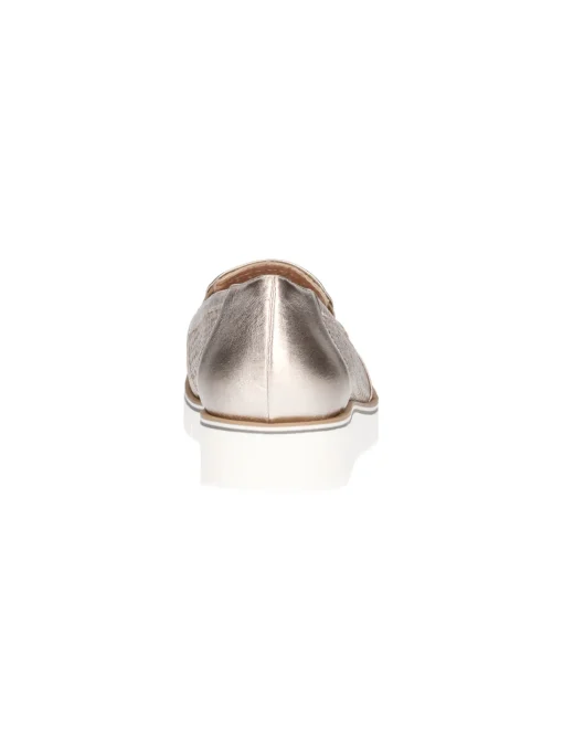 Scarpa slip on Confort da donna platino