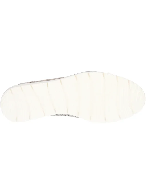 Scarpa slip on Confort da donna platino