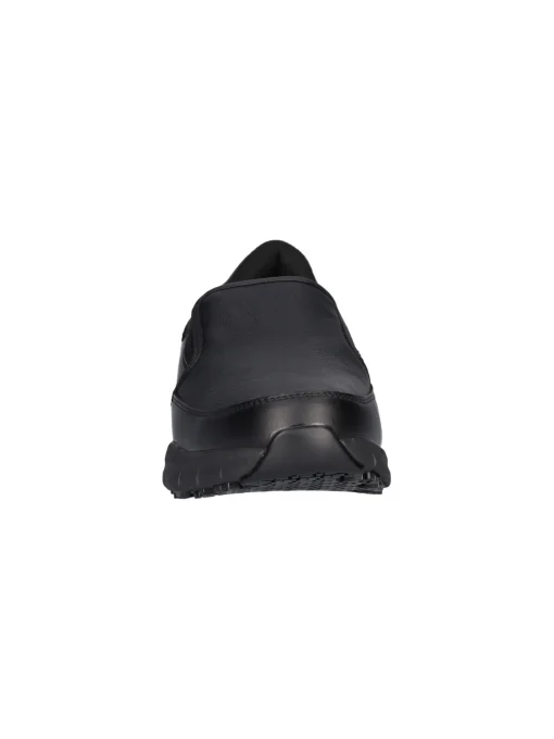 Scarpa slip on da lavoro Skechers da uomo nera