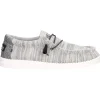 Scarpa slip on Hey Dude Wally Stretch da uomo grigia