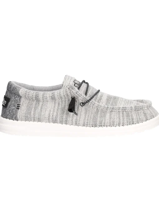 Scarpa slip on Hey Dude Wally Stretch da uomo grigia