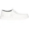 Scarpa slip on Hey Dude Wally Sport Mesh da uomo bianca