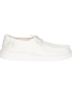 Scarpa slip on Hey Dude Wendy da bambina bianca