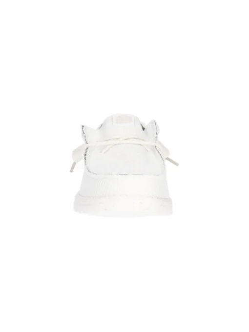 Scarpa slip on Hey Dude Wally Sport Mesh da uomo bianca