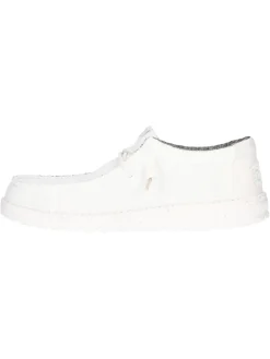 Scarpa slip on Hey Dude Wally Sport Mesh da uomo bianca