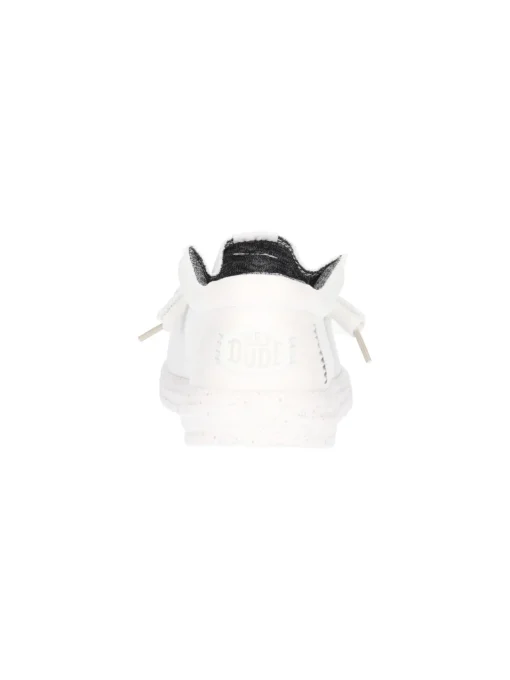 Scarpa slip on Hey Dude Wally Sport Mesh da uomo bianca