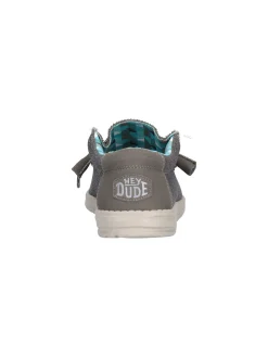 Scarpa slip on Hey Dude Wally Sox da uomo grigio