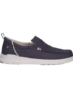 Scarpa slip on Lumberjack Trevor da uomo blu