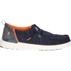 Scarpa slip on Lumberjack Trevor da uomo blu
