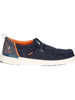 Scarpa slip on Lumberjack Trevor da uomo blu