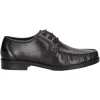 Scarpa stringata da uomo nera