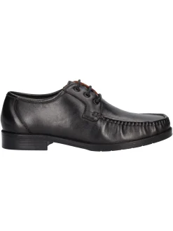 Scarpa stringata da uomo nera