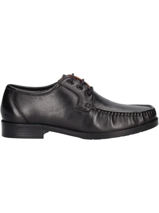 Scarpa stringata da uomo nera