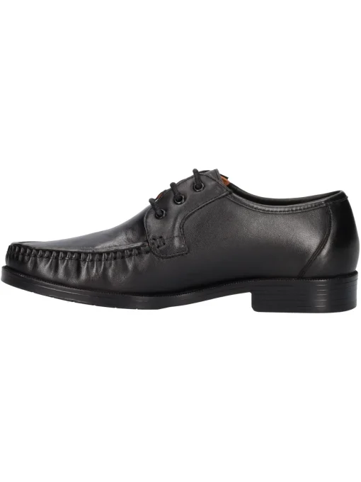 Scarpa stringata da uomo nera