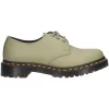 Scarpa stringata Dr Martens 1461 Virginia da donna verde