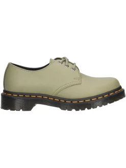Scarpa stringata Dr Martens 1461 Virginia da donna verde