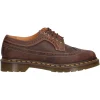 Scarpa stringata Dr Martens 3989 YS Crazy Horse da uomo marrone