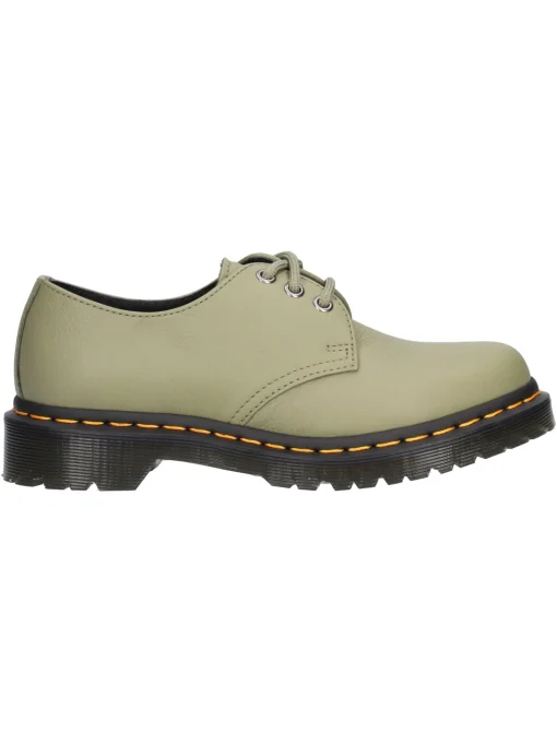 Scarpa stringata Dr Martens 1461 Virginia da donna verde