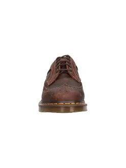 Scarpa stringata Dr Martens 3989 YS Crazy Horse da uomo marrone
