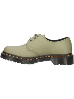 Scarpa stringata Dr Martens 1461 Virginia da donna verde