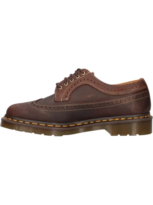 Scarpa stringata Dr Martens 3989 YS Crazy Horse da uomo marrone