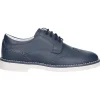 Scarpa stringata Nero Giardini da bambino blu